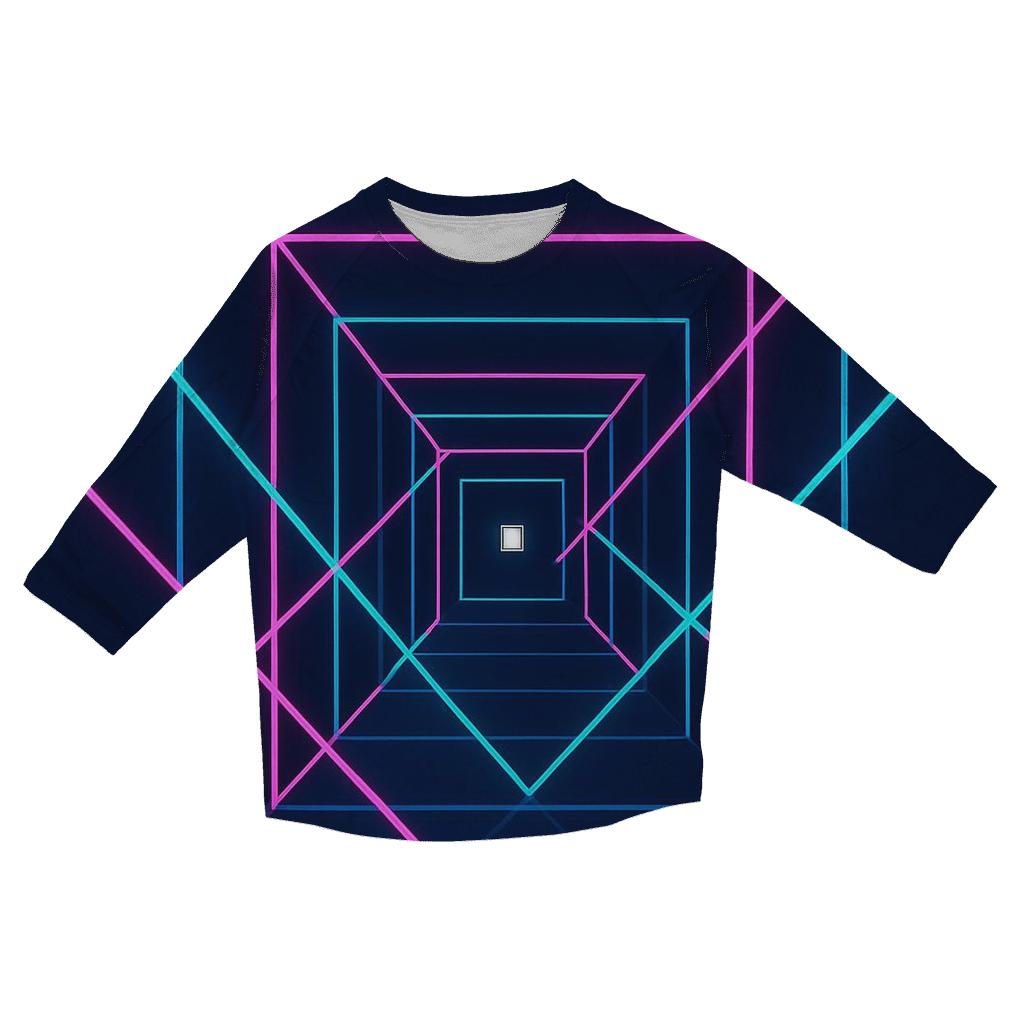 Laser Maze Corridor cotton quarter sleeve shirts