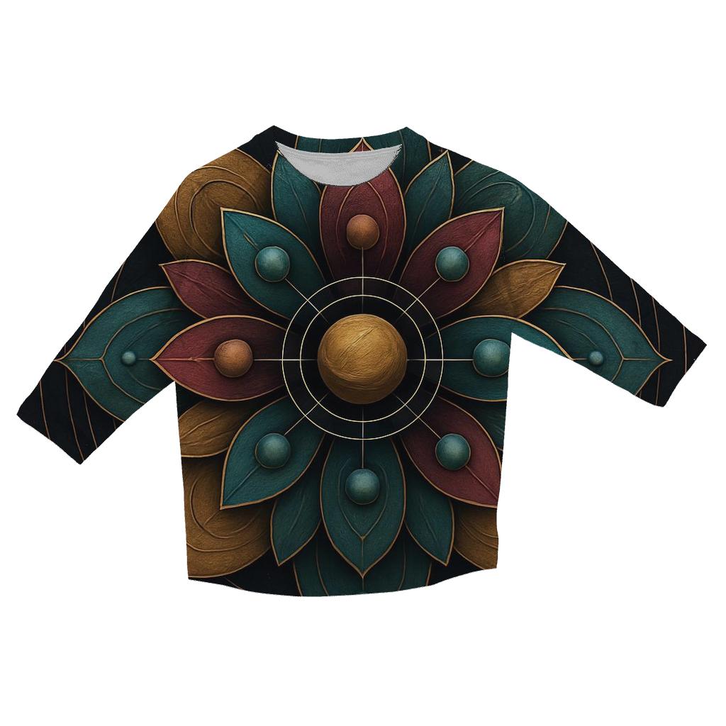 Stellar Time Flower personalized 3/4 sleeve tees