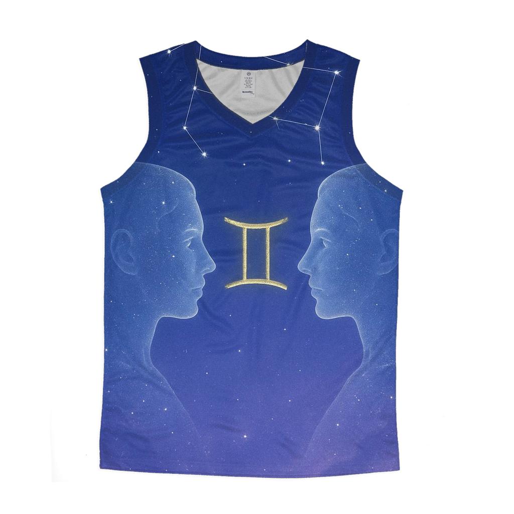 Gemini Twin Constellation Silhouette casual summer tank tops