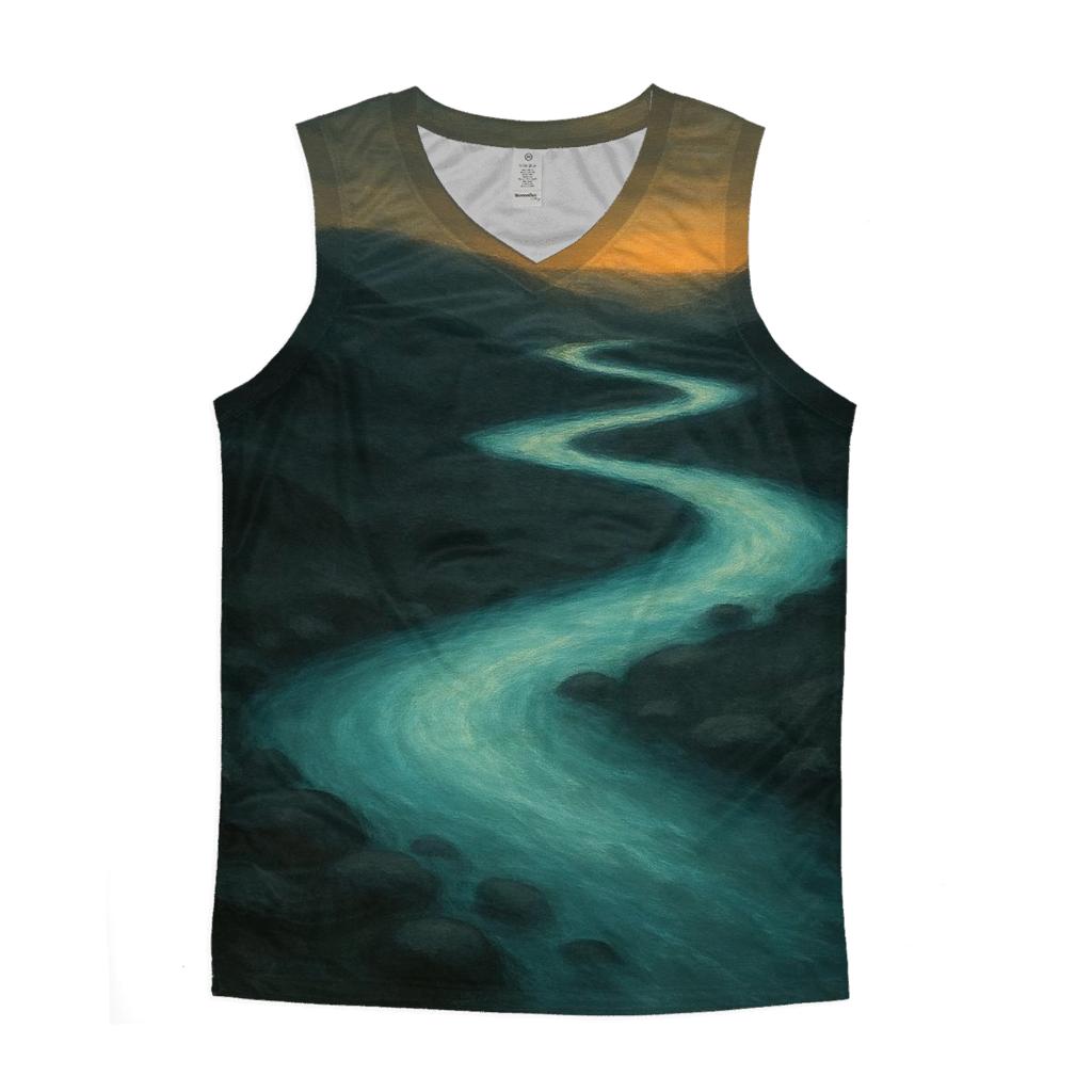 River Of Returning Light sports performance tank tops