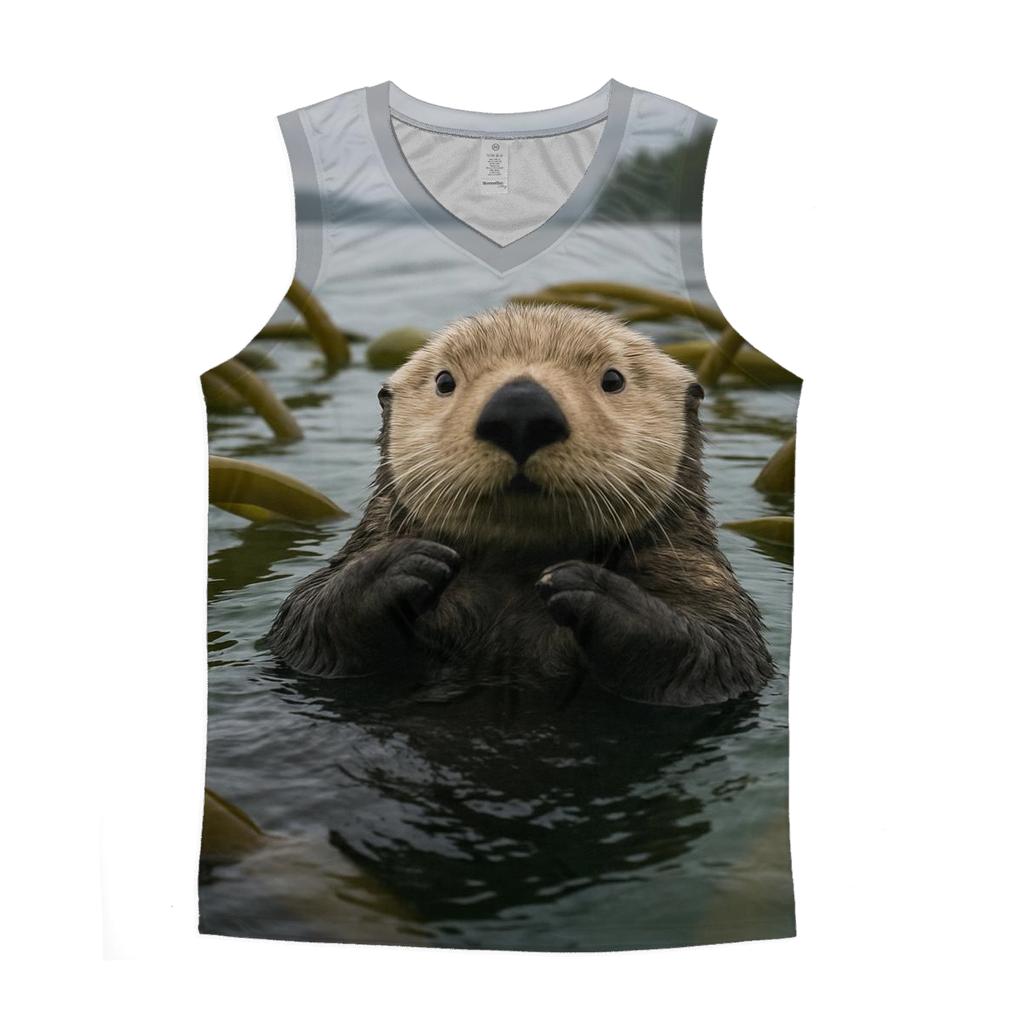 Kelp Forest Patrol Sea Otter custom tank tops