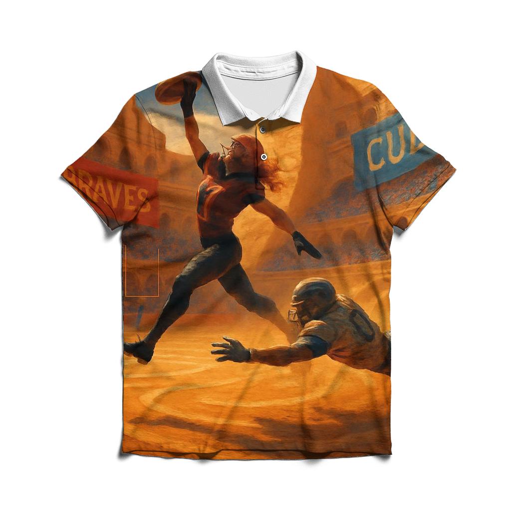 Desert Arena Braves Cubs Showdown casual sports polo shirts