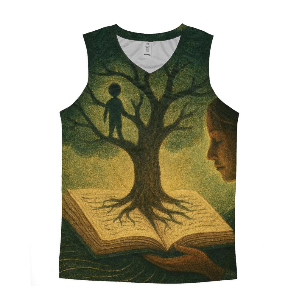 Roots In Her Stories Branches In My Life personalized athletic tanks
