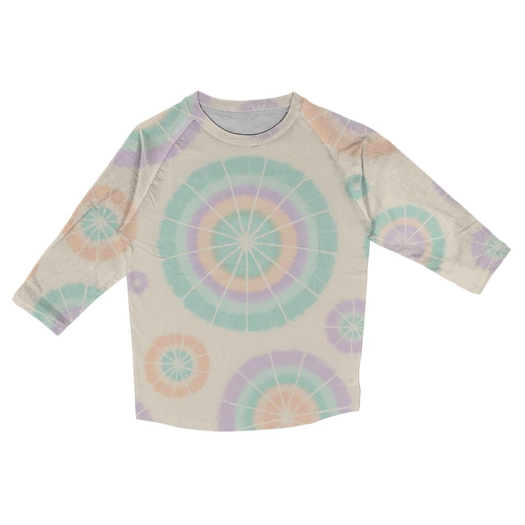 Pastel Kumo Spider Garden printed three quarter sleeve shirts