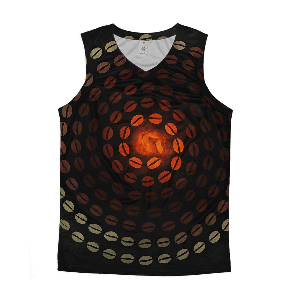Roasting Ember Spiral trendy fitted tank tops