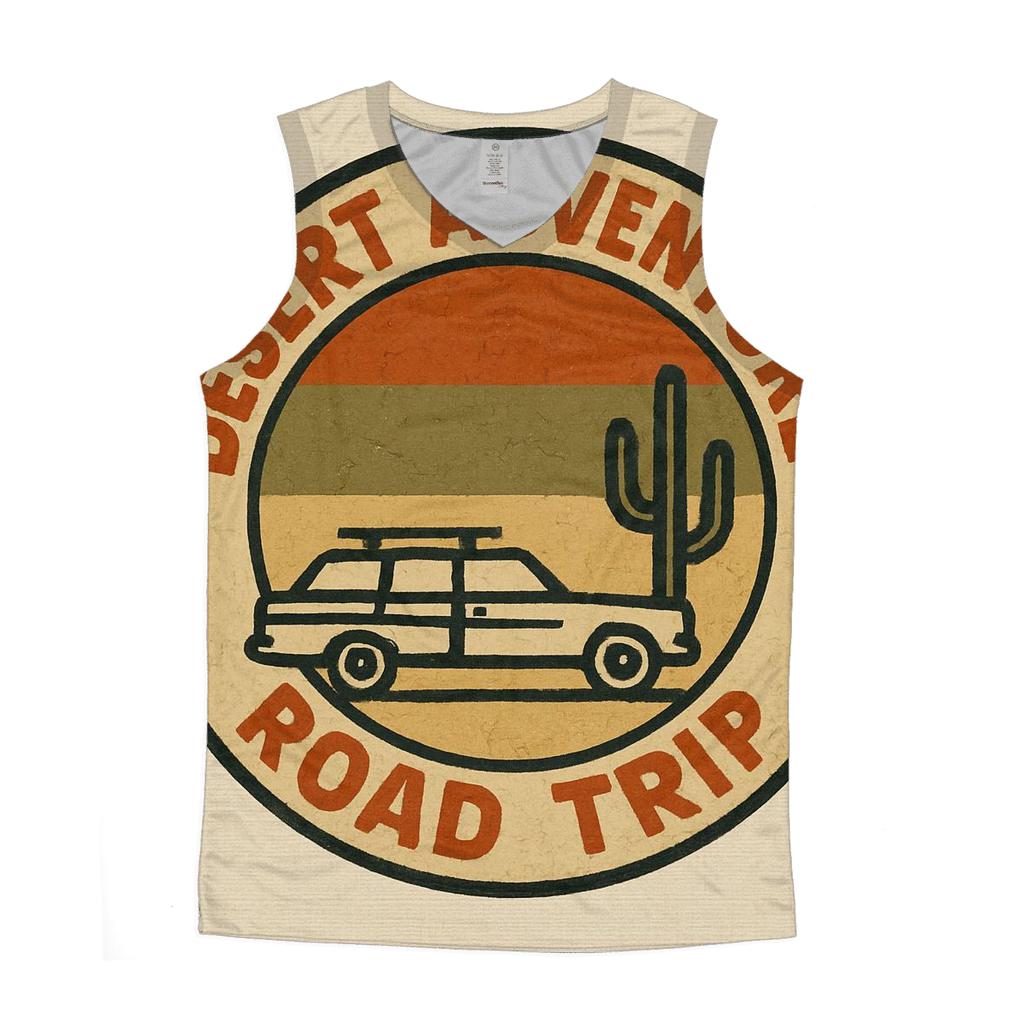 Seventies Desert Road Trip Badge stylish racerback tanks