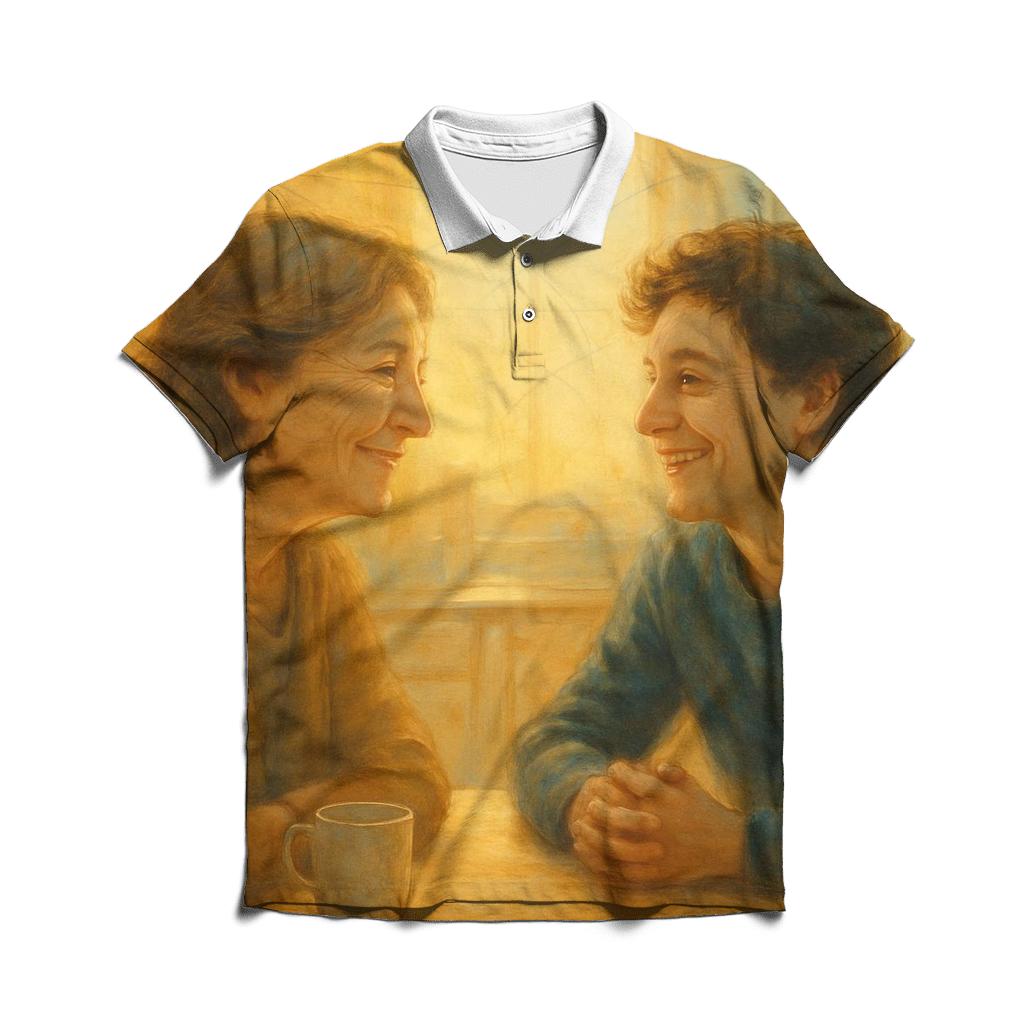 The Map Written In Her Smile casual sports polo shirts