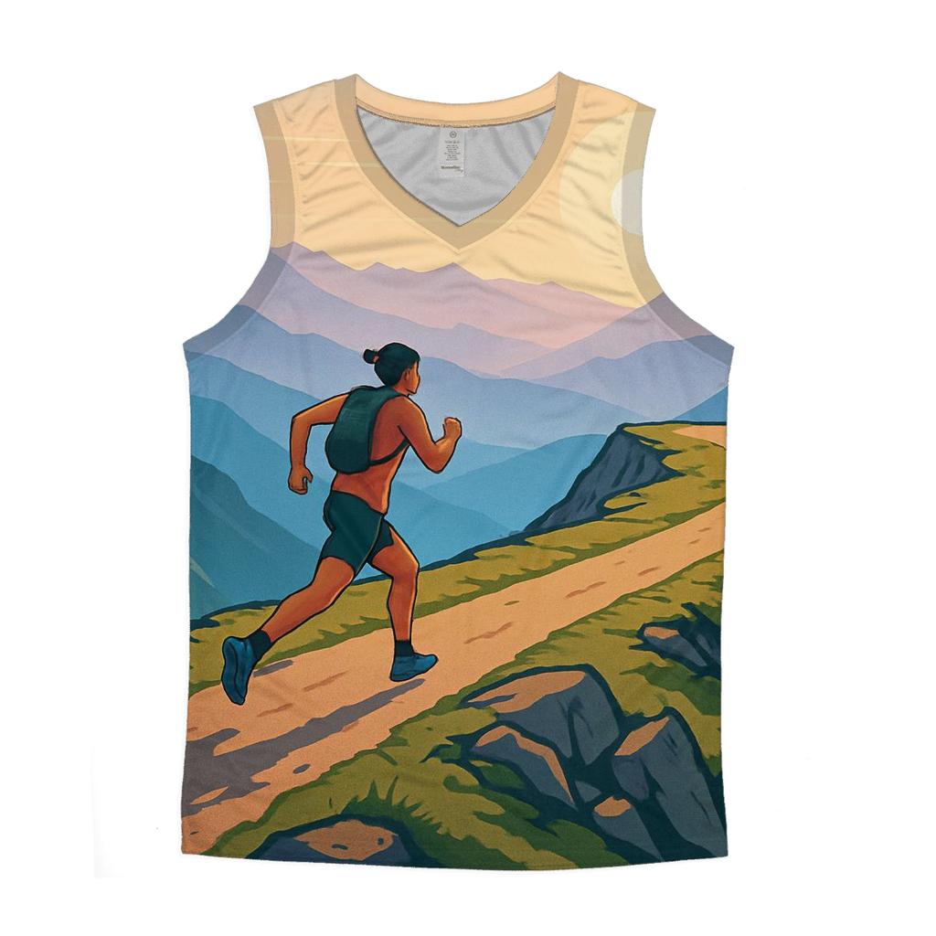 Mountain Trail Running Skyline sports performance tank tops