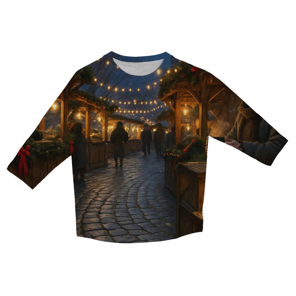 StNicholasStreetChristmasMarket fashion 3/4 sleeve shirts