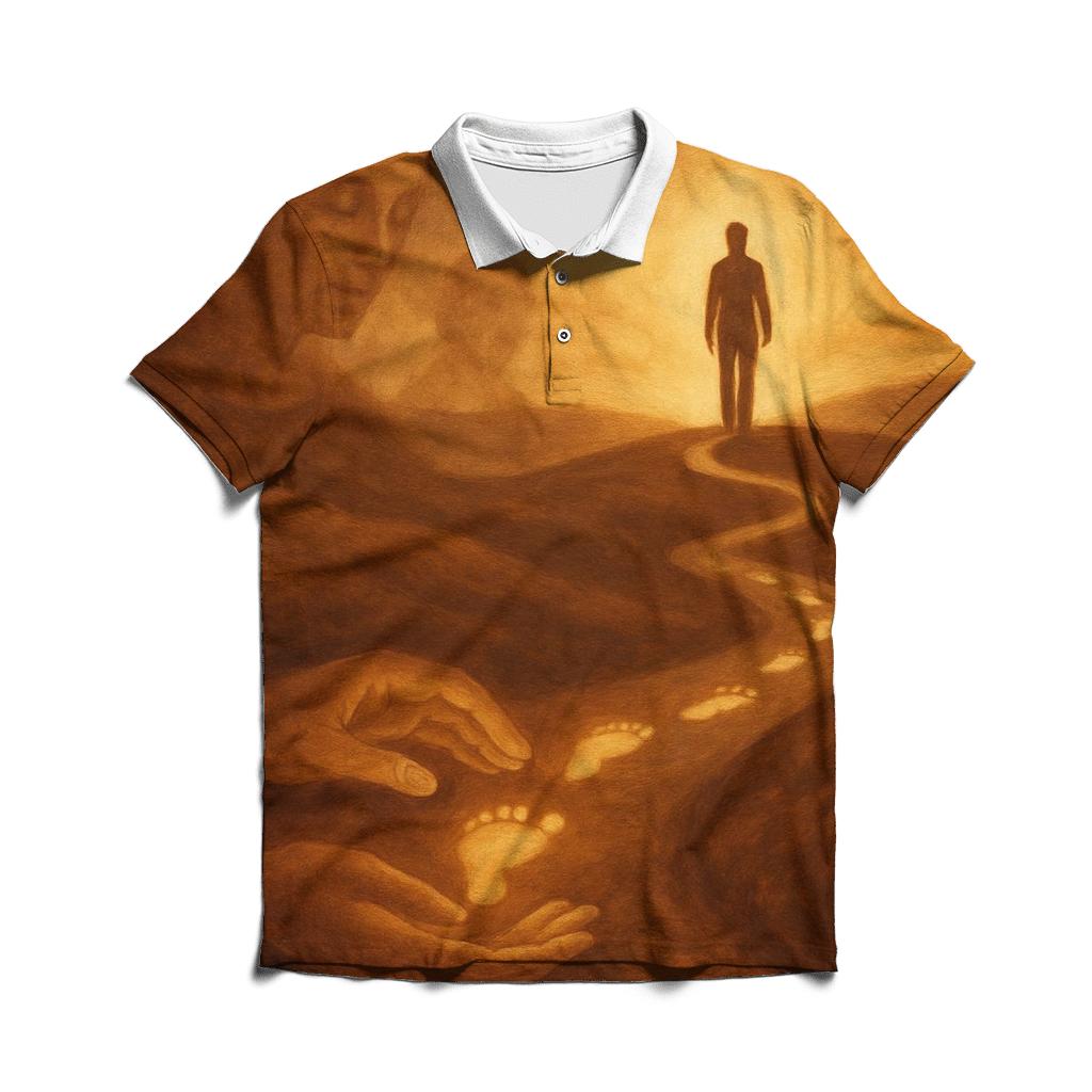 Her Patience Carved My Path Through Time stylish collar polo tees