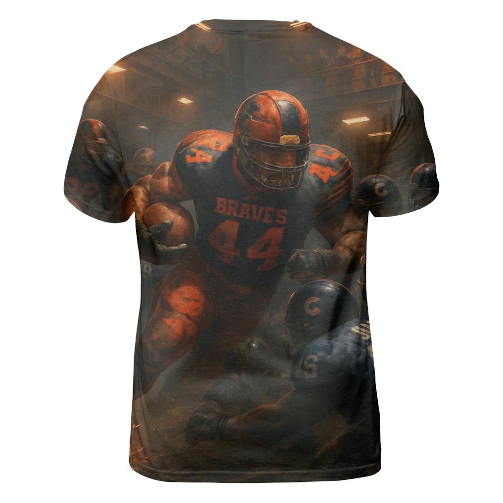 Industrial Iron Grudge Match Braves Versus Cubs artistic all-over print tops