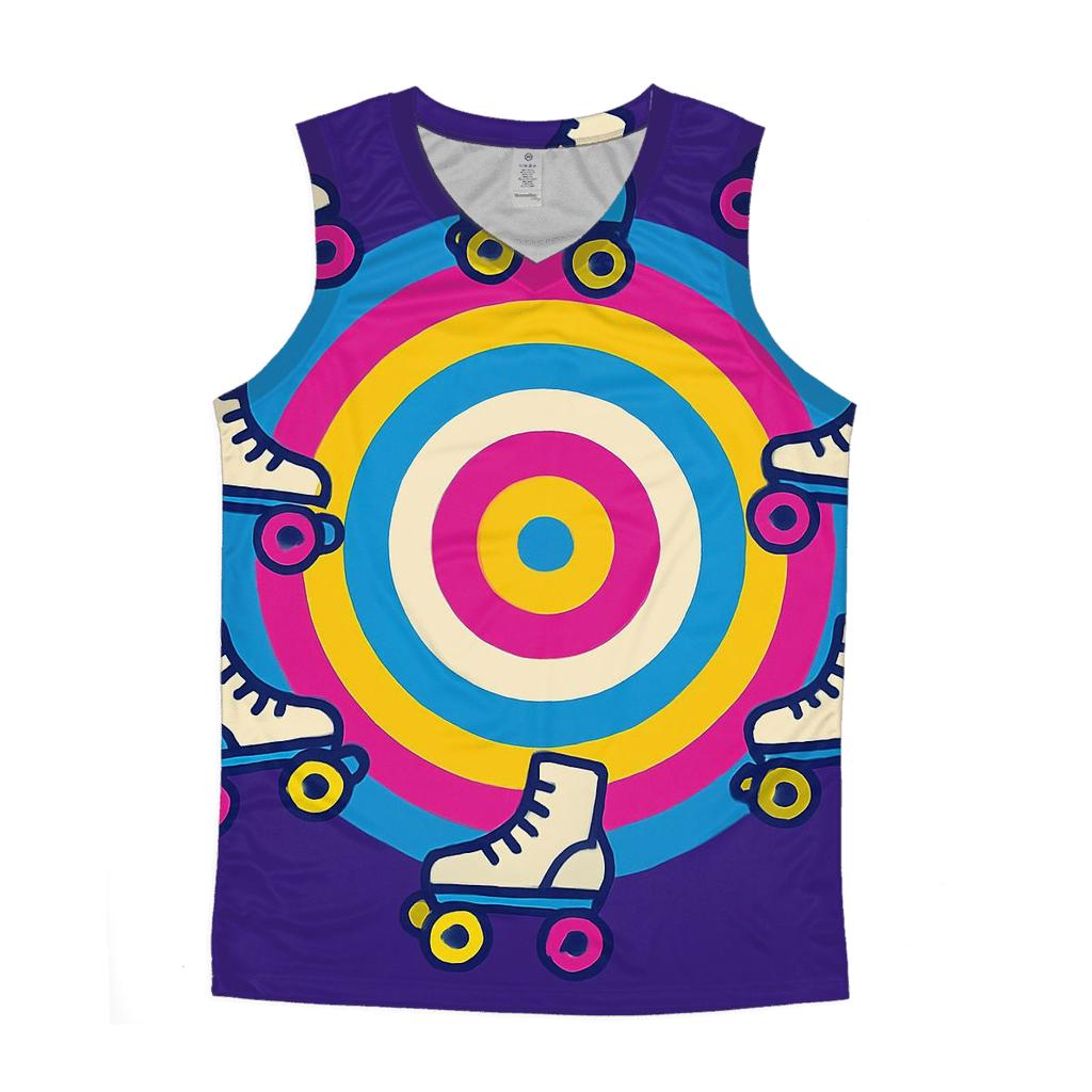 Roller Disco Rings custom tank tops