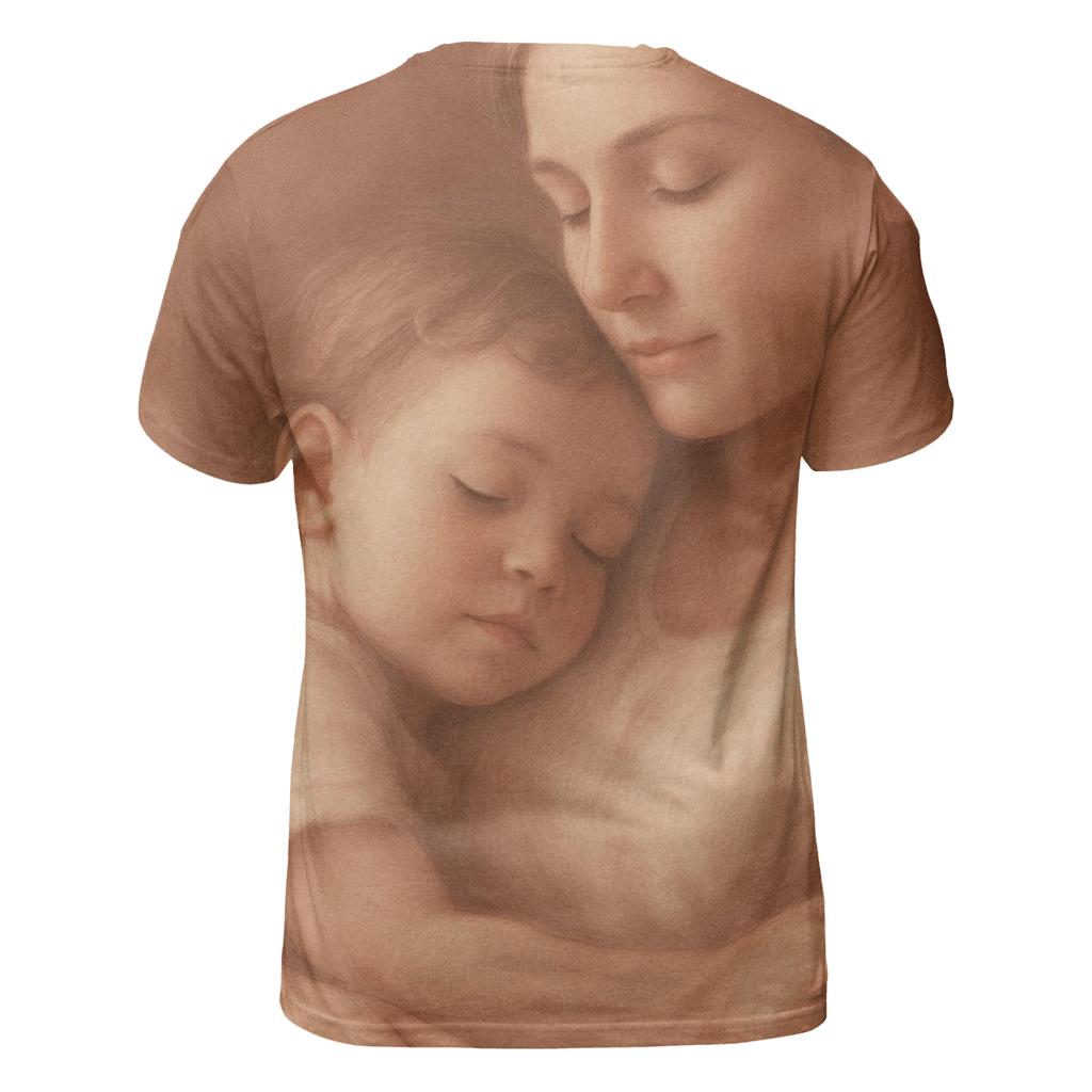Her Heartbeat Beneath My Ear designer pattern shirts