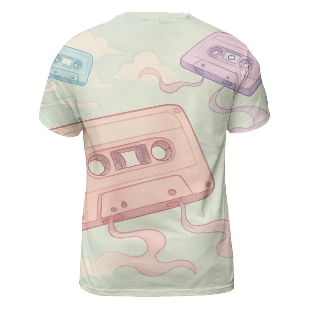 Pastel Cassette Daydream unique graphic print tees