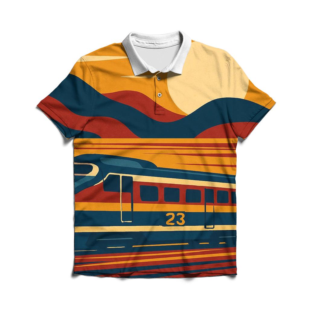 Groove Train Express branded logo polo shirts