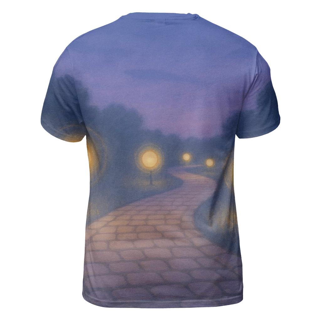 Soul Lantern Pathway vibrant all-over design tees