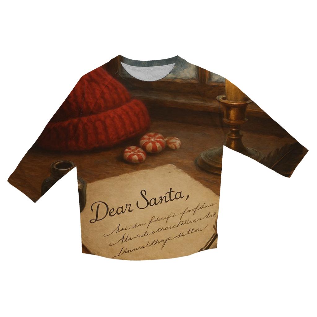 SantaLettersByCandlelight fashion 3/4 sleeve shirts