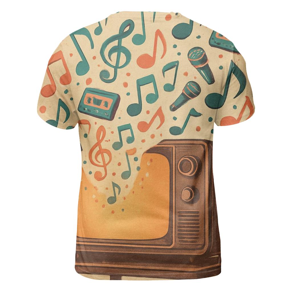 Retro TV Music Portal personalized full print shirts