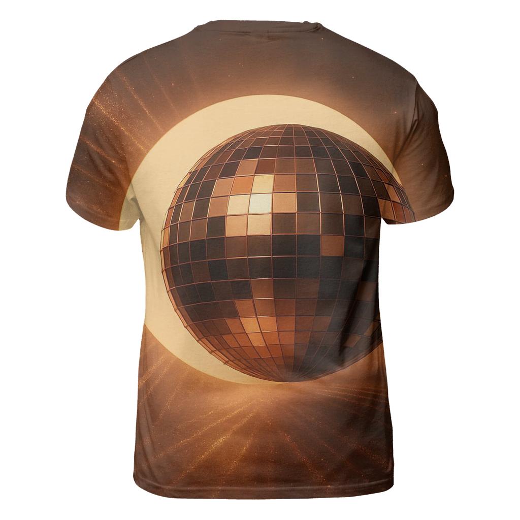 Bronzed Disco Eclipse unique graphic print tees