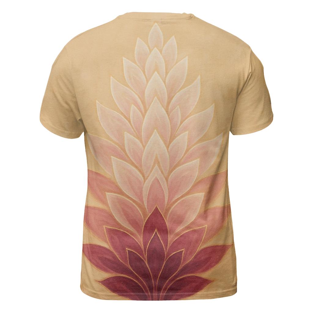Rising Petal Mandala artistic all-over print tops