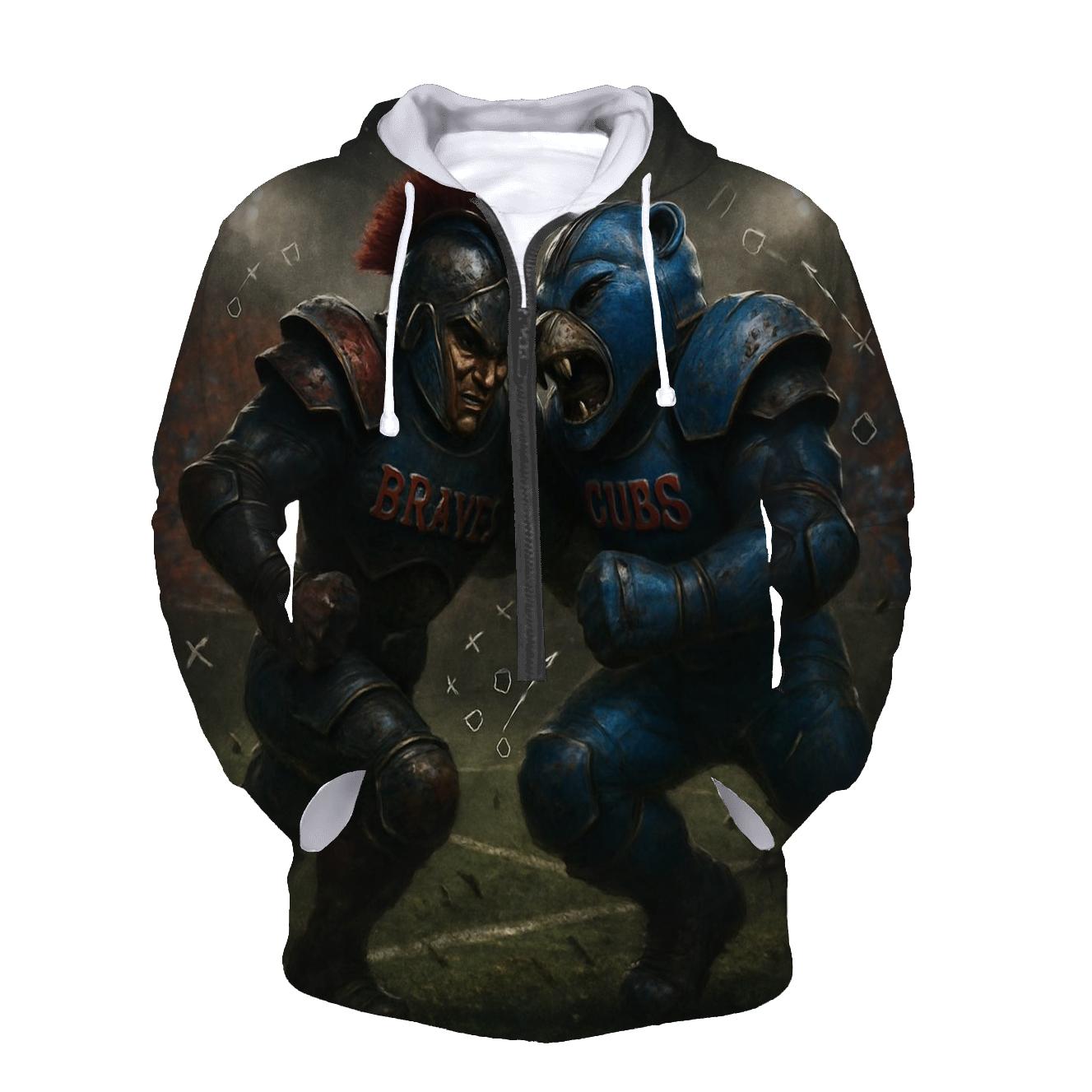 Battle Under The Floodlights Braves Against Cubs lightweight hoodies