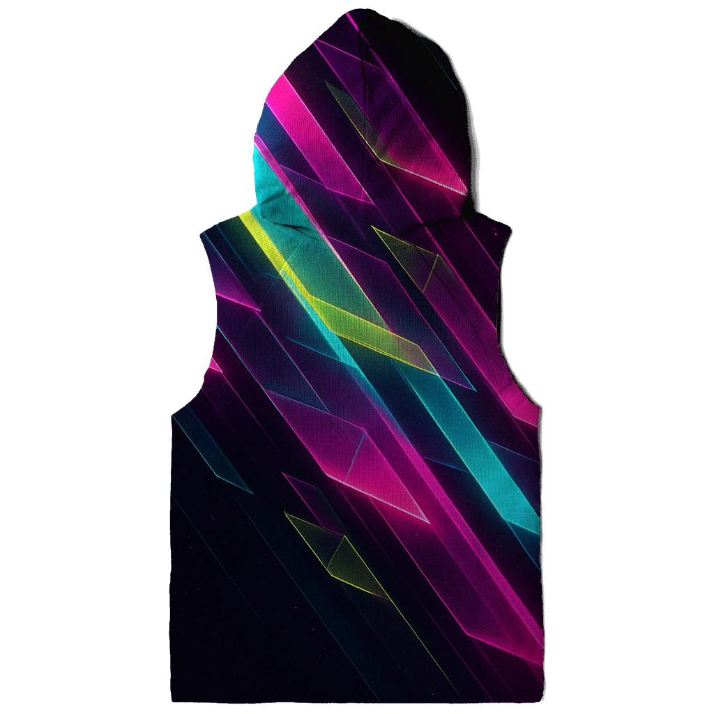 Neon Prism Cascade custom hoodies