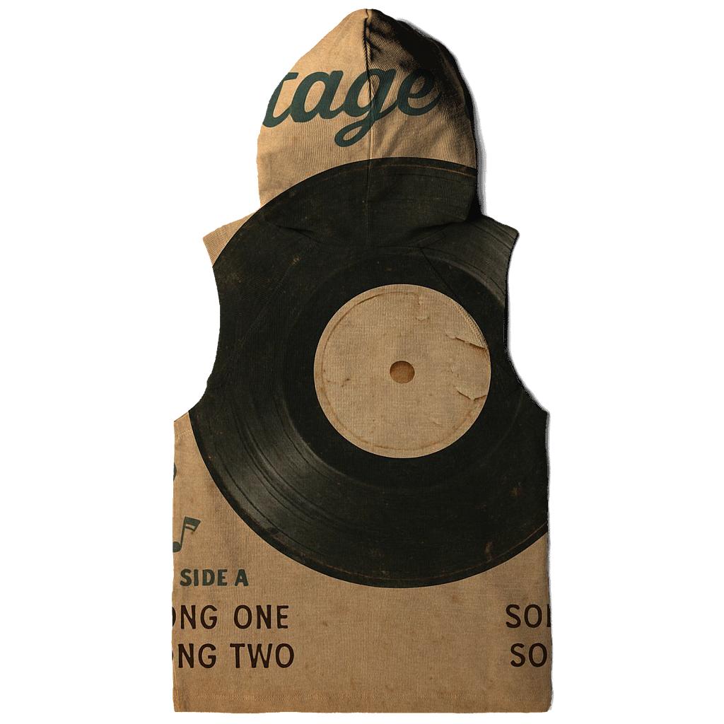 Faded Vinyl Record Listening Party Cover premium hoodies