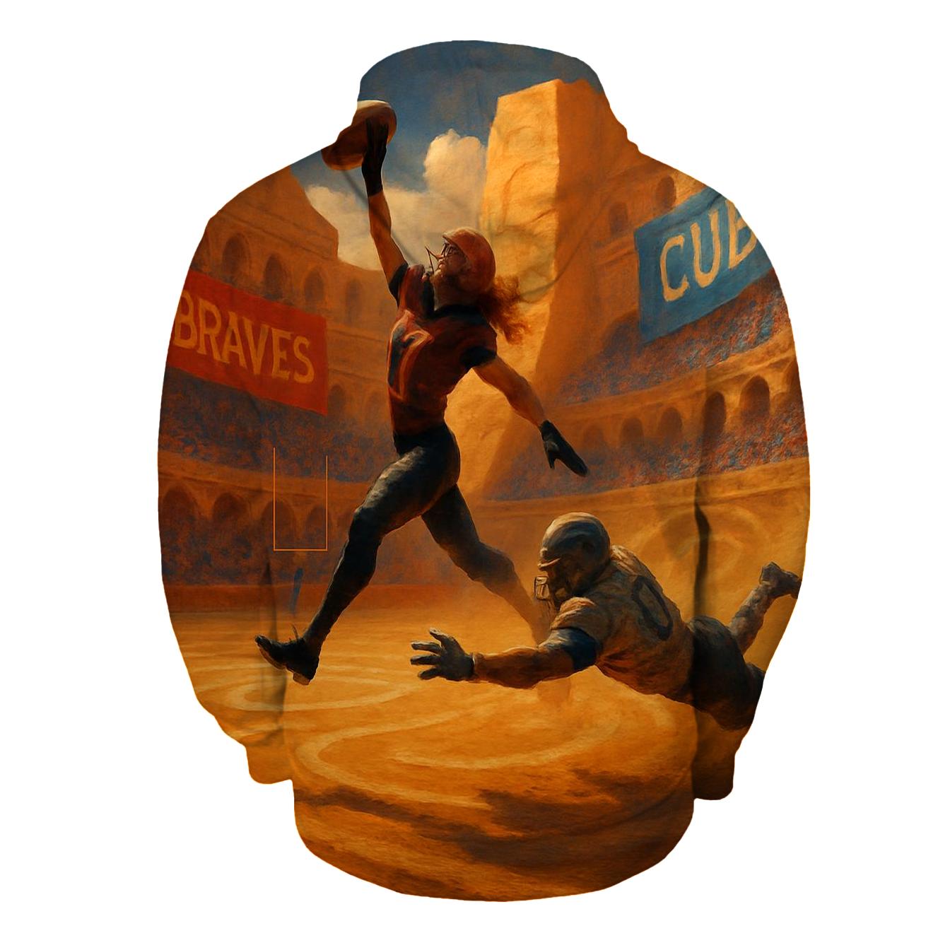 Desert Arena Braves Cubs Showdown heavyweight hoodies