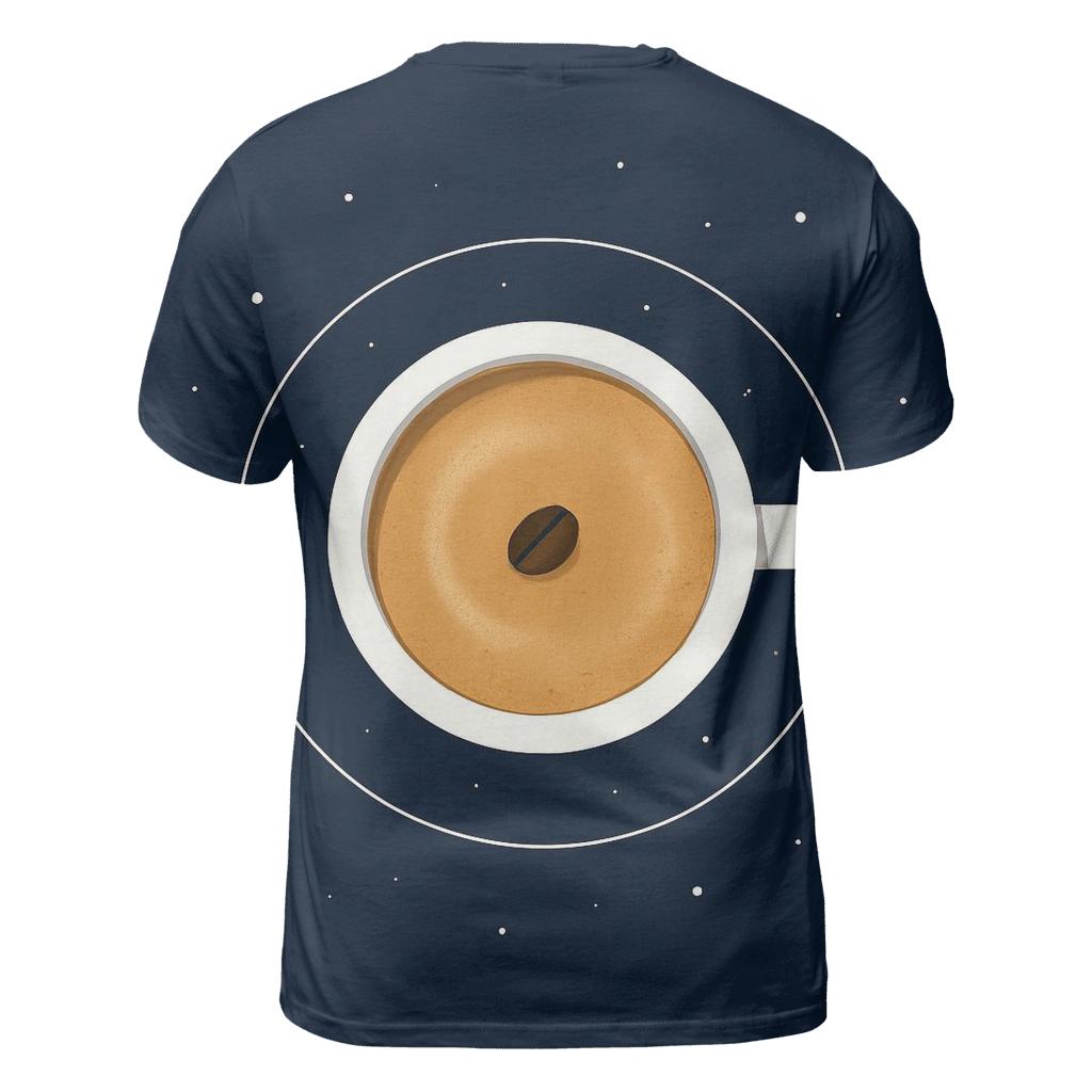 Midnight Espresso Orbit creative print fashion shirts