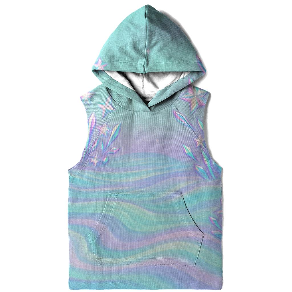 Holographic Star Reef printed hoodies