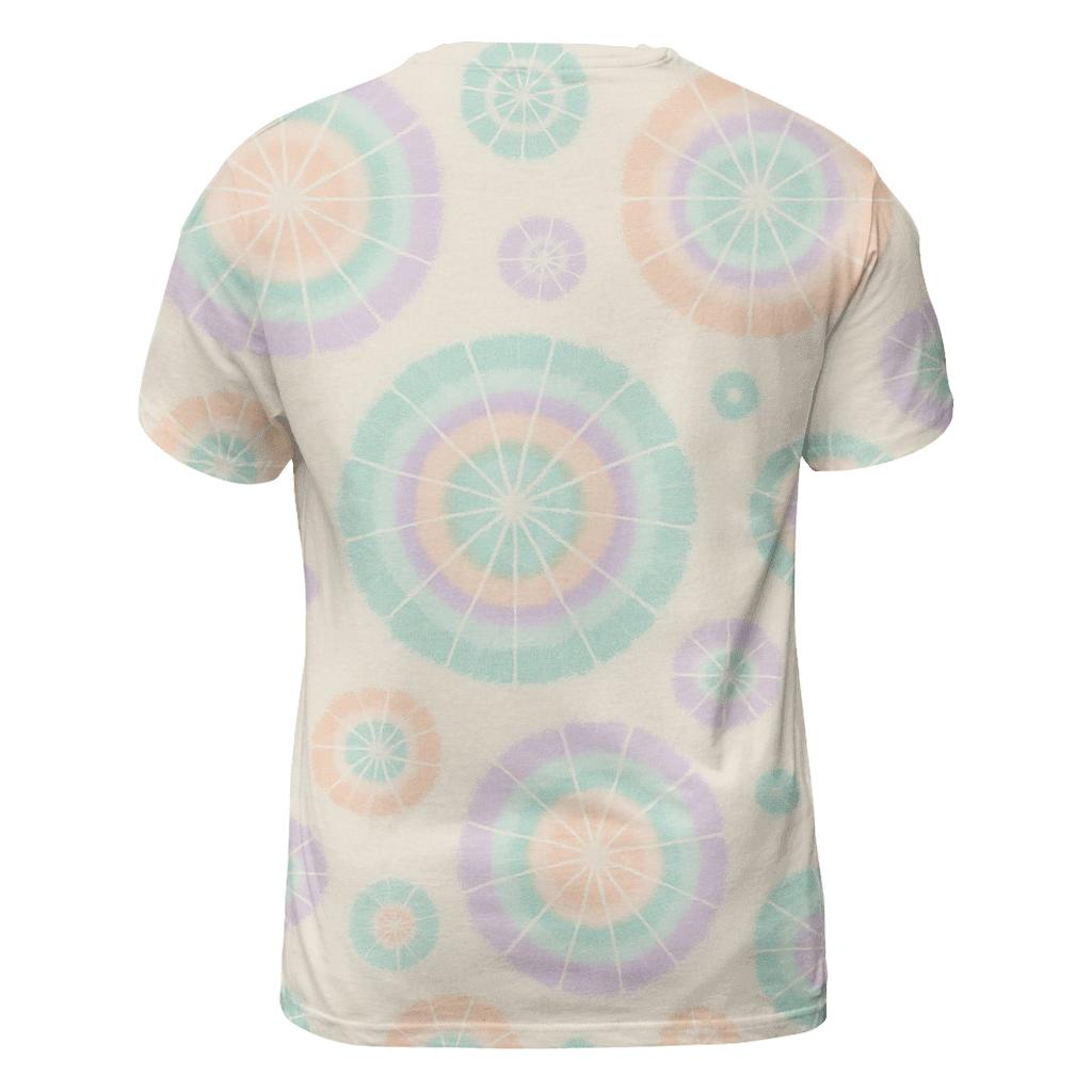 Pastel Kumo Spider Garden artistic all-over print tops