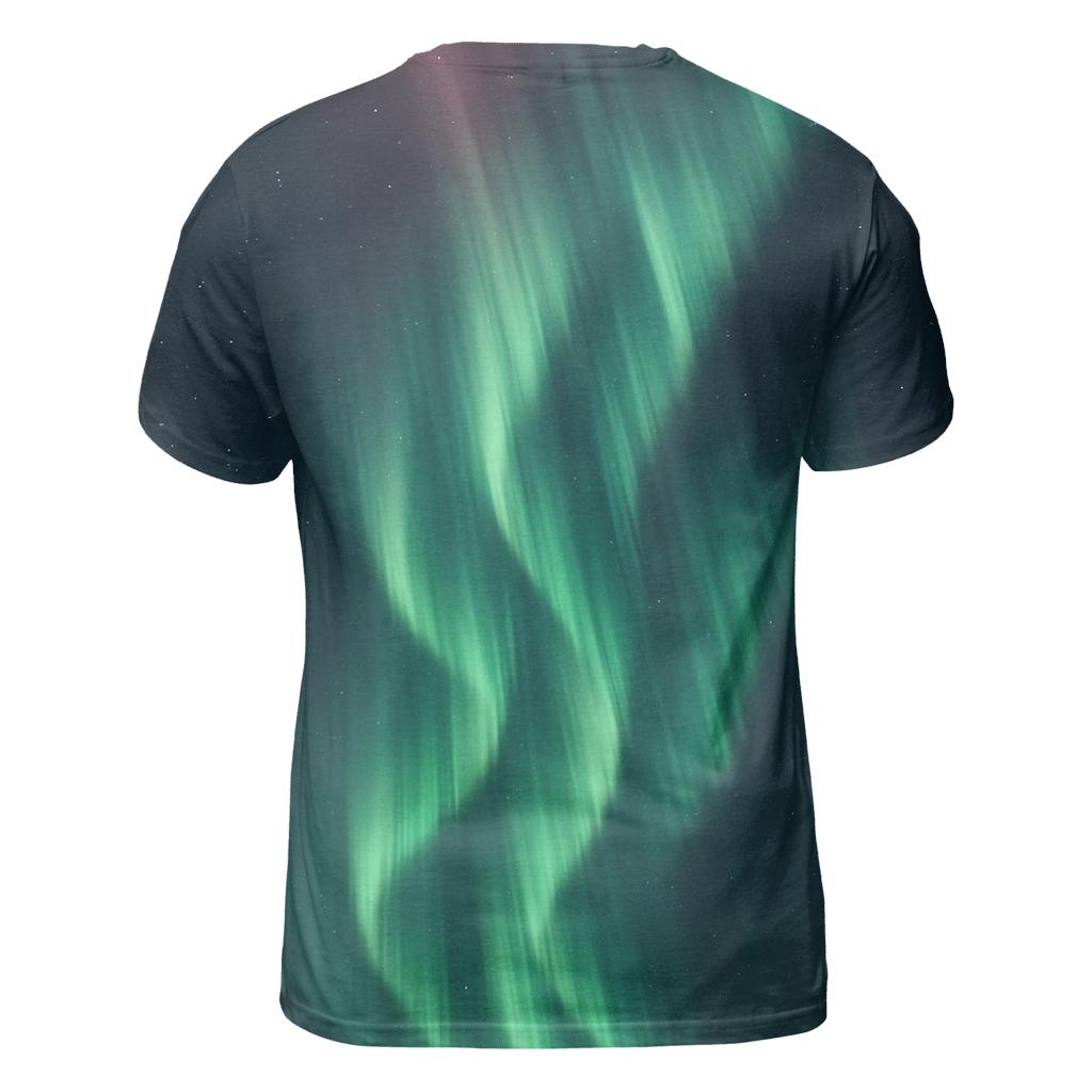 Polar Cusp Aurora Veil creative print fashion shirts