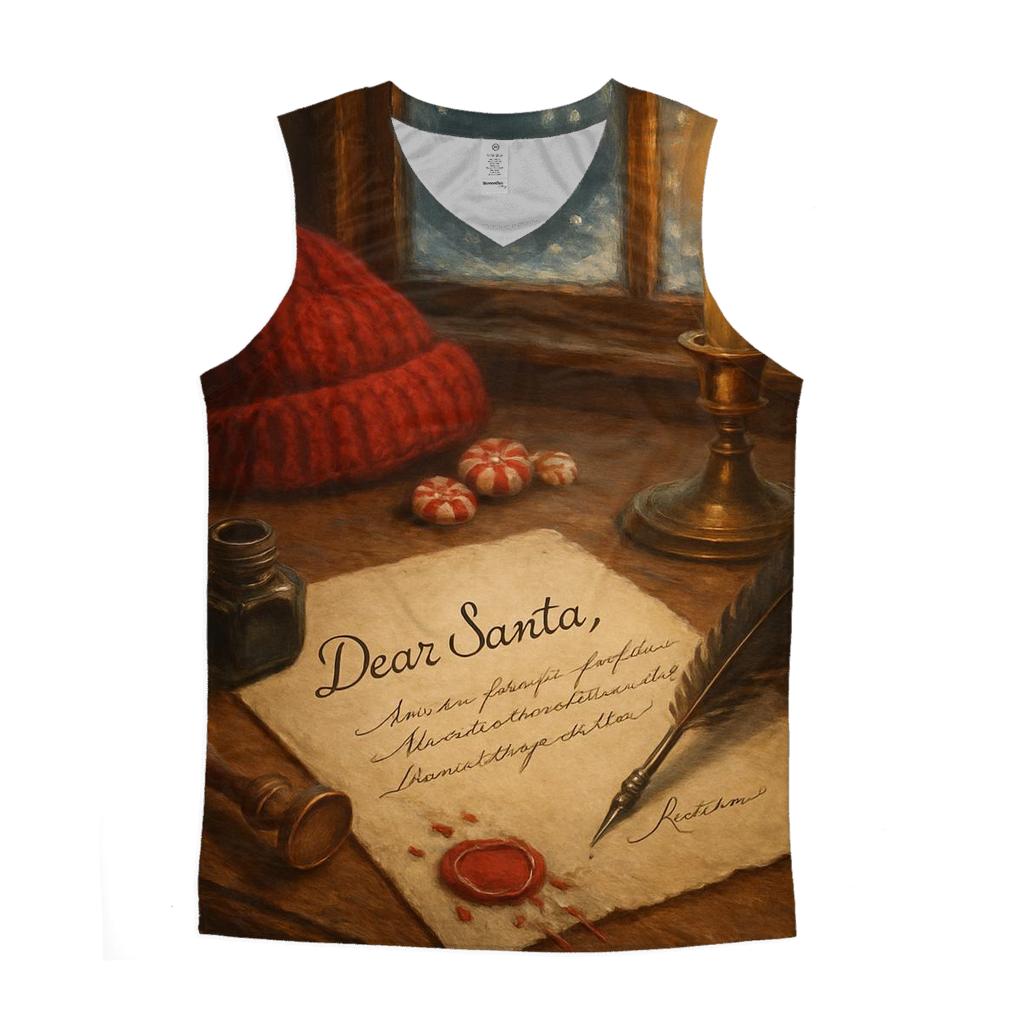SantaLettersByCandlelight personalized athletic tanks