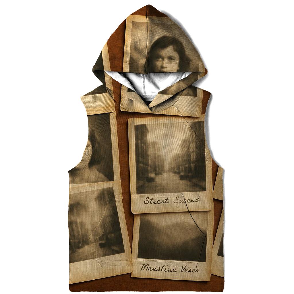 Old Camera Club Snapshot Collage premium hoodies