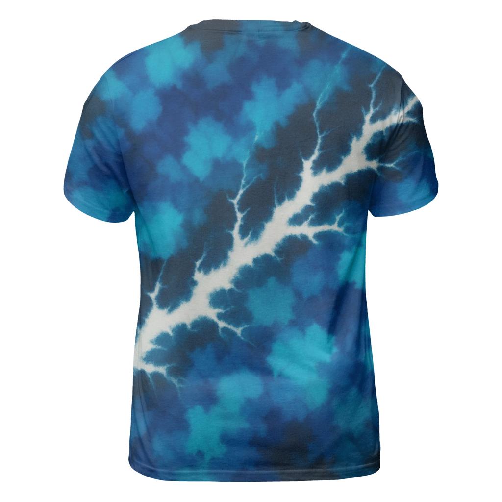 Diagonal Lightning Crumple Storm custom all-over print shirts