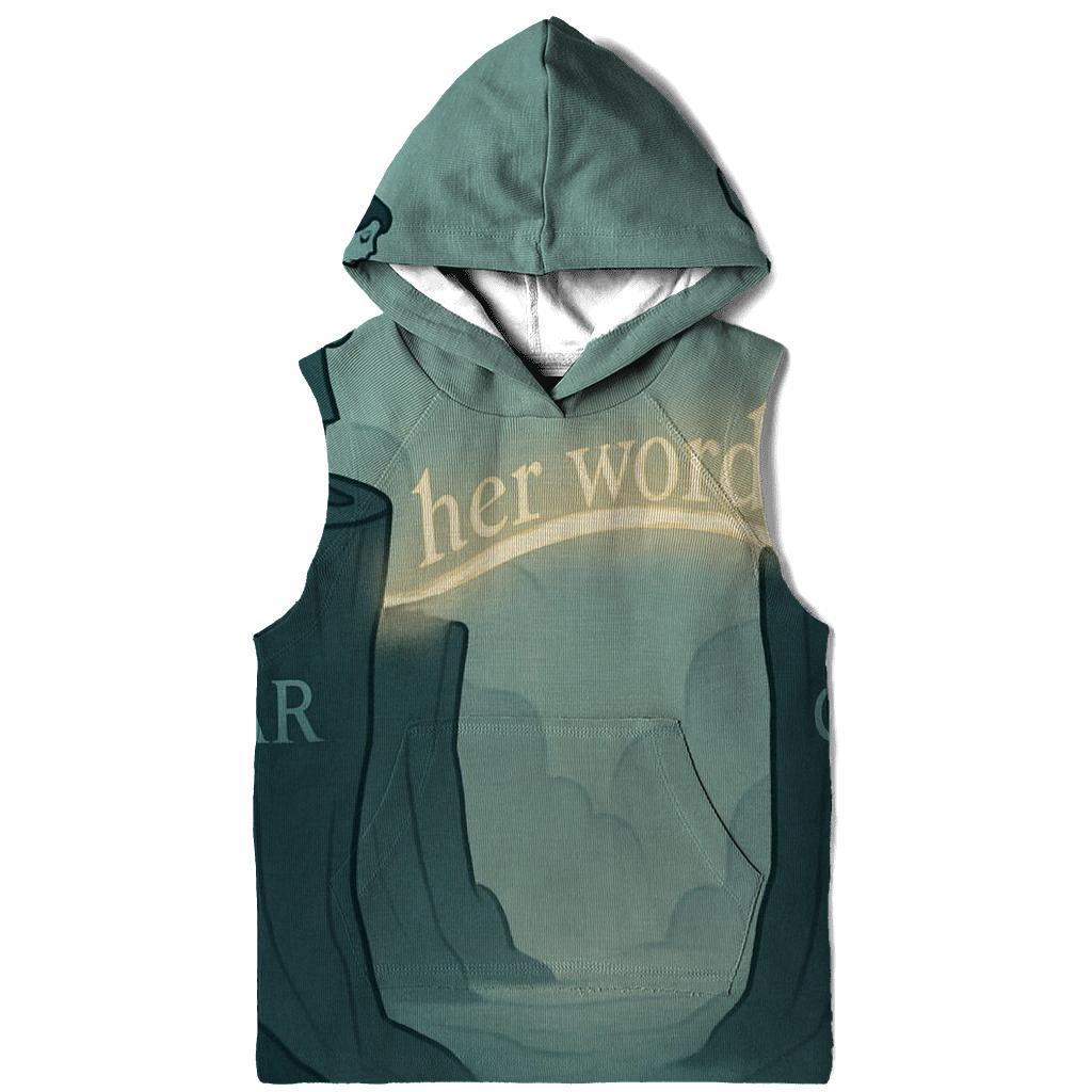 Her Voice The Bridge Between My Fears And Courage embroidered hoodies