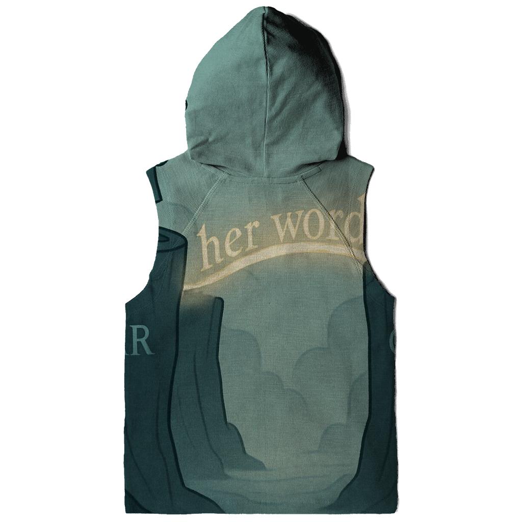 Her Voice The Bridge Between My Fears And Courage embroidered hoodies