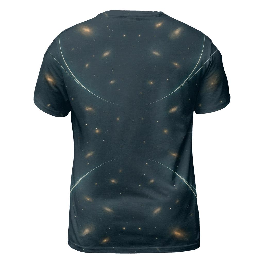 Gravitational Lens Arc Web designer pattern shirts