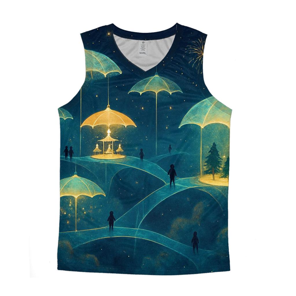 Umbrella Constellation Carnival trendy fitted tank tops
