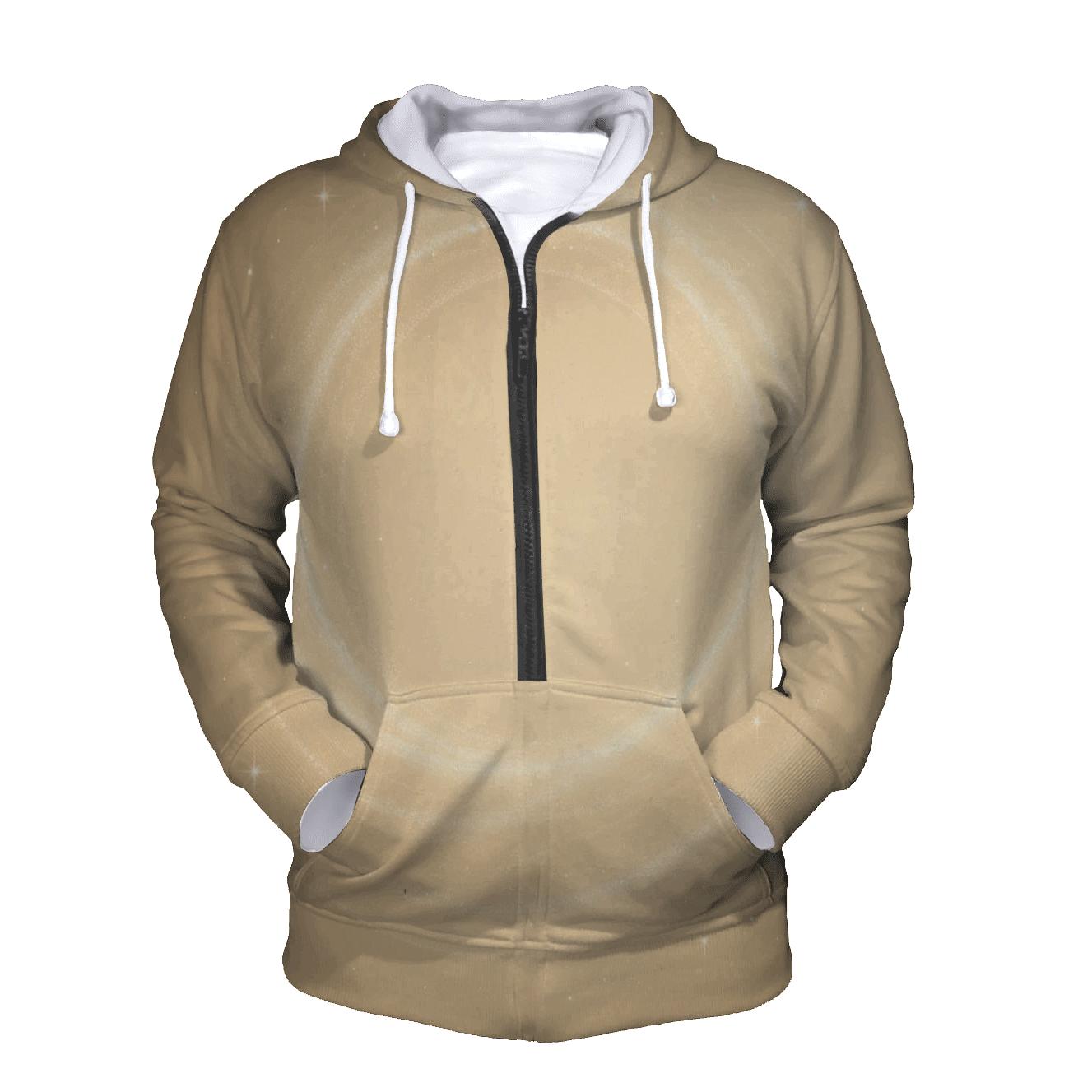 Champagne Aurora Halo graphic hoodies