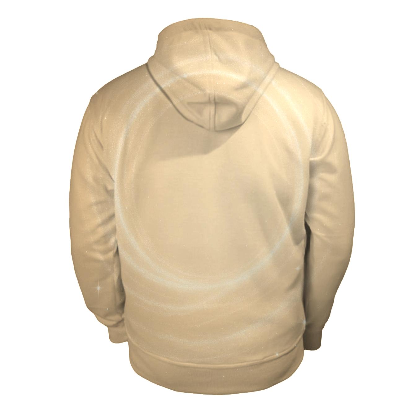 Champagne Aurora Halo graphic hoodies