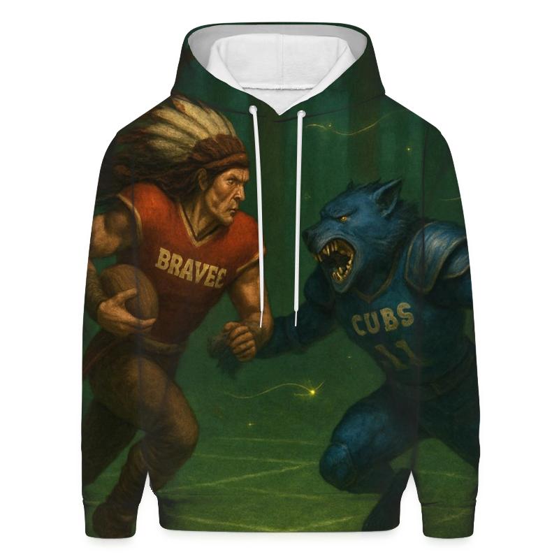 Forest Charge Braves Against Cubs designer hoodies