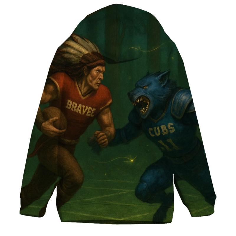 Forest Charge Braves Against Cubs designer hoodies