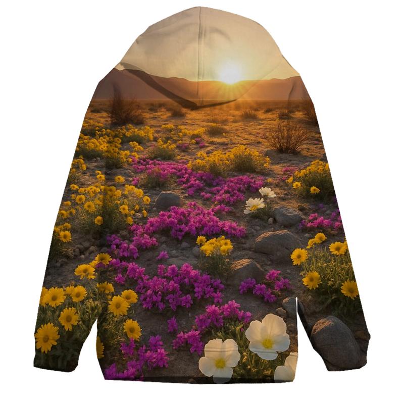 Desert Wildflowers After Rare Rain lightweight hoodies