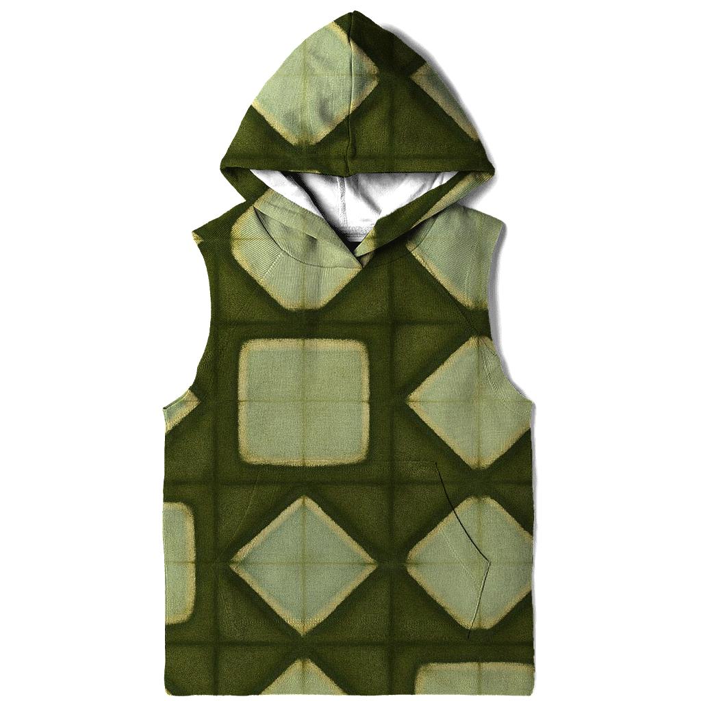 Forest Window Itajime Grid heavyweight hoodies