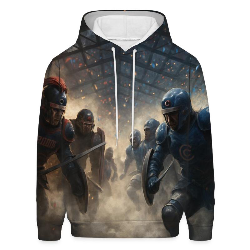 Thunder Tunnel Entrance Braves And Cubs heavyweight hoodies