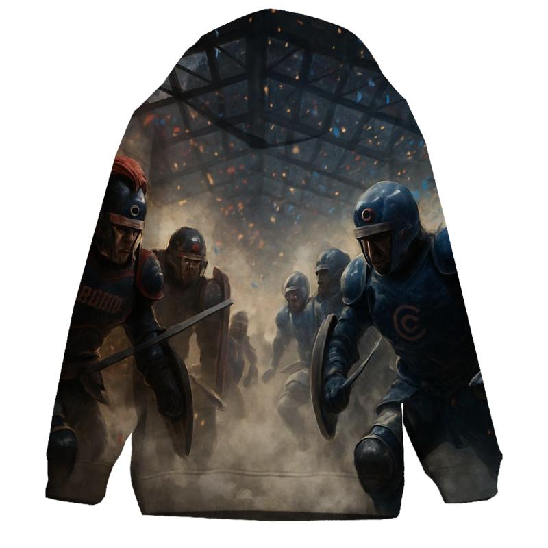 Thunder Tunnel Entrance Braves And Cubs heavyweight hoodies