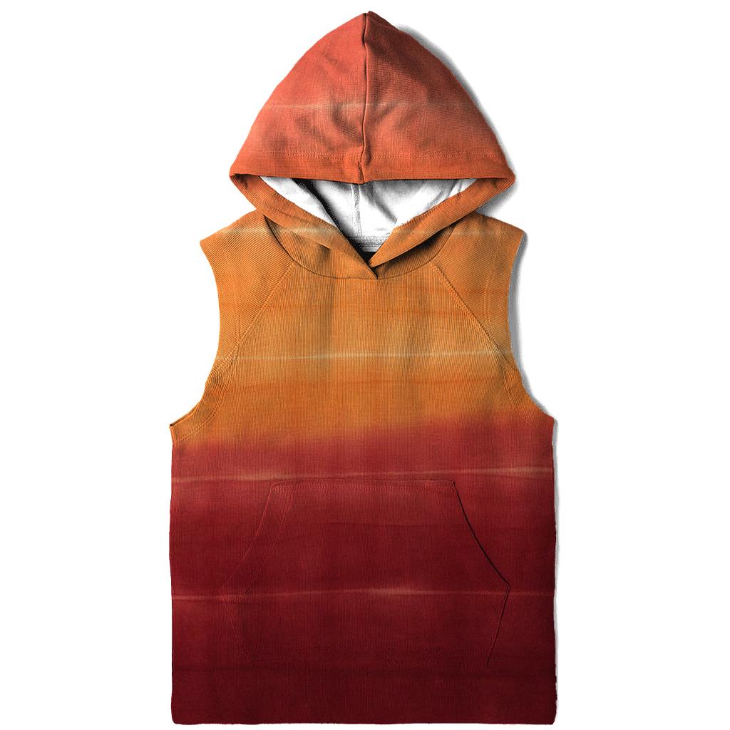 Sunset Horizon Stripe Overdye heavyweight hoodies