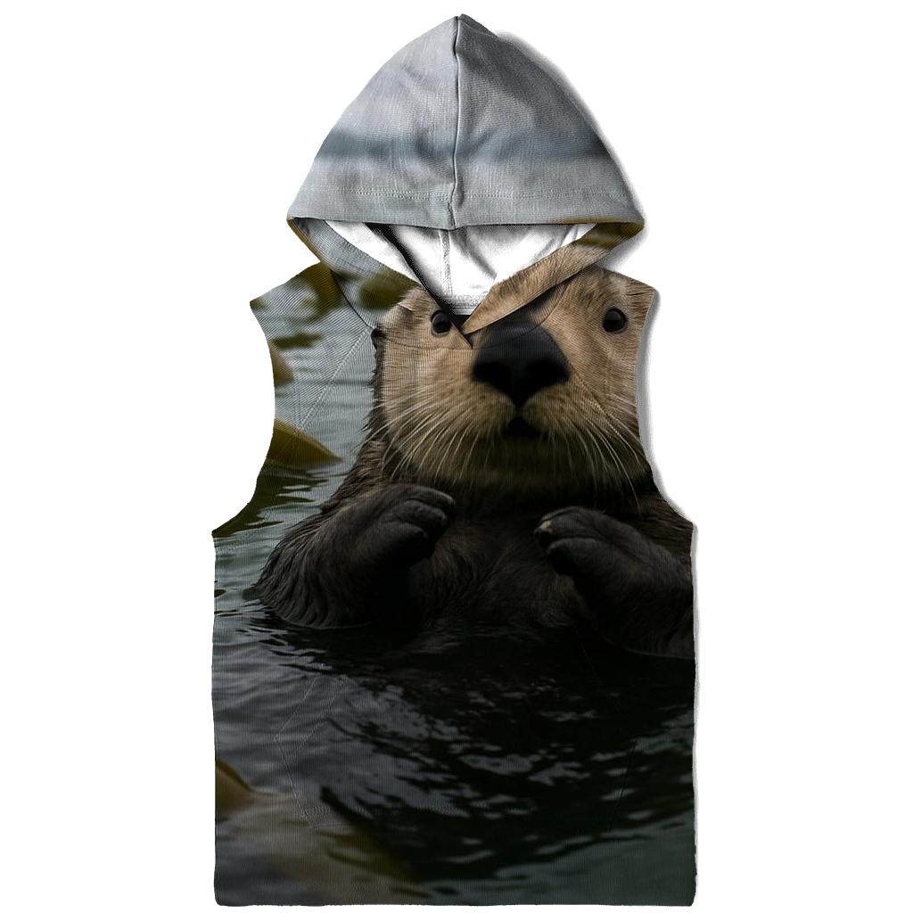 Kelp Forest Patrol Sea Otter custom hoodies