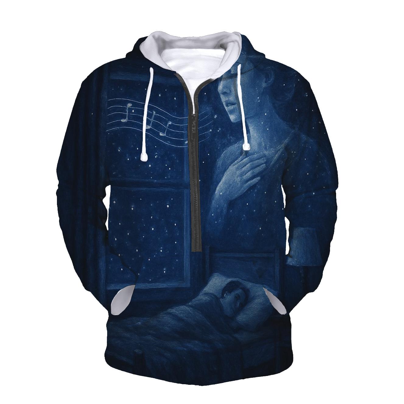 Her Lullaby Still Holding Up The Night zip-up hoodies